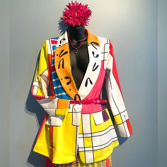 Suvimuga Abstract Blazer - Picture 4 of 12